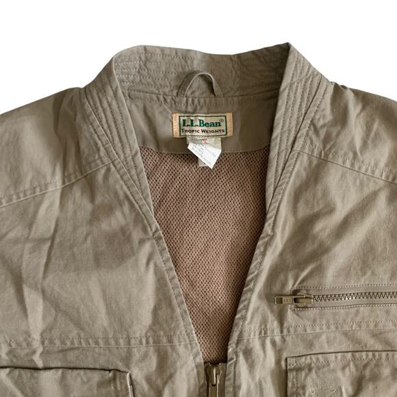 L.L Bean Men's Size XL Tropic Weights Utility Hunting Travel Safari VTG Vest - Picture 7 of 16